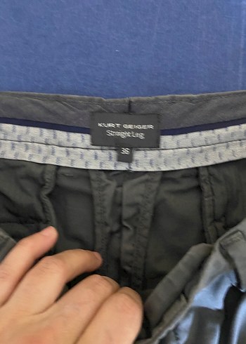 Gri Kemerli Erkek Denim Pantolon - Görsel 5