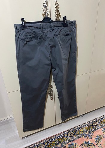 Gri Kemerli Erkek Denim Pantolon - Görsel 3