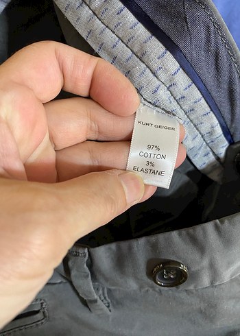 Gri Kemerli Erkek Denim Pantolon - Görsel 6