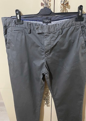 Gri Kemerli Erkek Denim Pantolon - Görsel 2