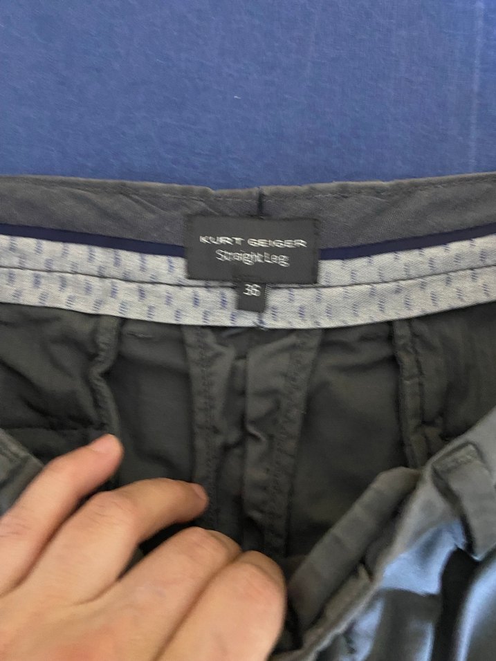 Gri Kemerli Erkek Denim Pantolon - Görsel 5