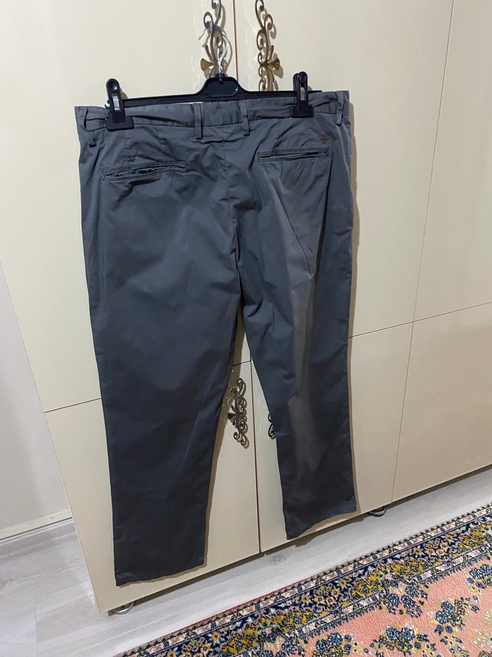 Gri Kemerli Erkek Denim Pantolon - Görsel 3