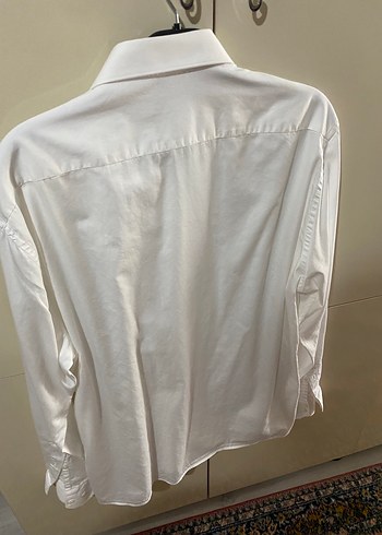 3xl Beden Beyaz Klasik Erkek Keten Gömlek