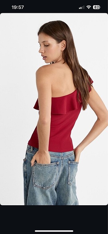 Bershka Bershka Tek Omuz Bluz