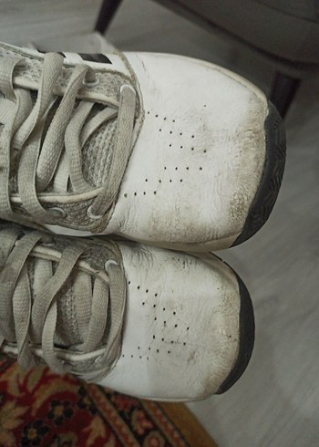 33 Beden Beyaz Bağcıklı erkek çocuk Spor Ayakkabısı