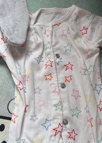 6 adet uzun  Kollu Pamuklu yenidoğan Tulum - Görsel 6