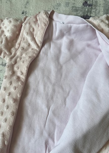 Pembe Triko Kız Bebek Tulumu - Görsel 3