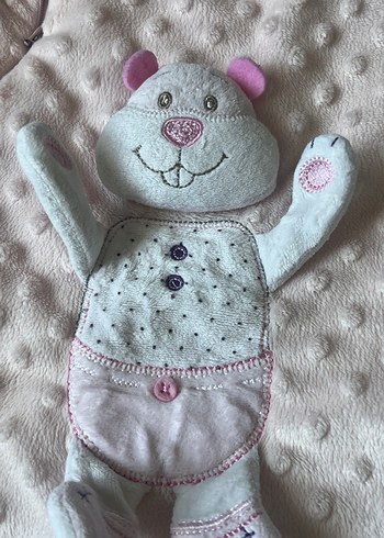 Pembe Triko Kız Bebek Tulumu - Görsel 2