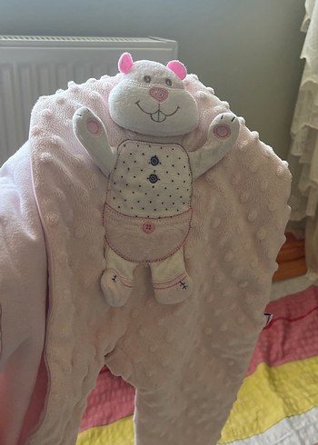 Pembe Triko Kız Bebek Tulumu - Görsel 5