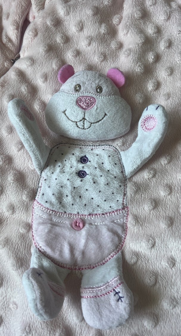 Pembe Triko Kız Bebek Tulumu - Görsel 2