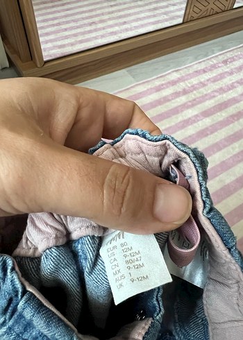 Nakışlı Renkli Kız Çocuk Kot Pantolon - Görsel 2