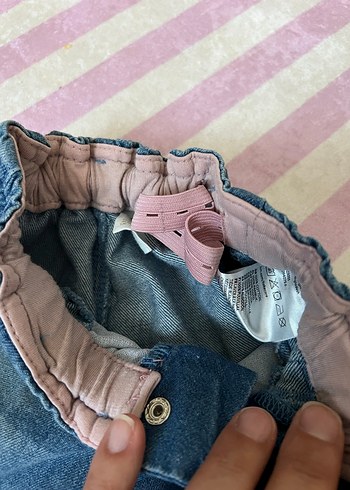 Nakışlı Renkli Kız Çocuk Kot Pantolon - Görsel 3