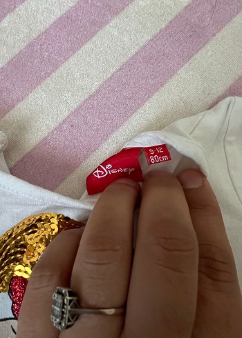 Kız Çocuk Uzun Kollu Minnie Mouse Elbise - Görsel 3