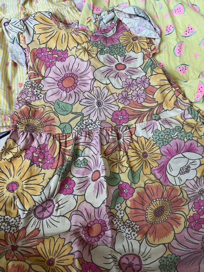 Çiçek Desenli Bohem Kız Elbiseleri - Görsel 2