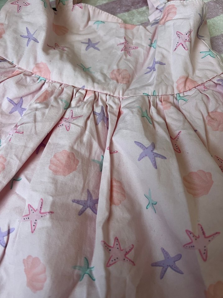 Pastel Pembe Kız Çocuk Askılı Elbise - Görsel 3