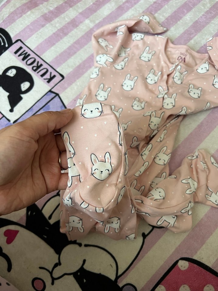 Fermuarlı Pembe Bebek Kız Tulum - Görsel 4