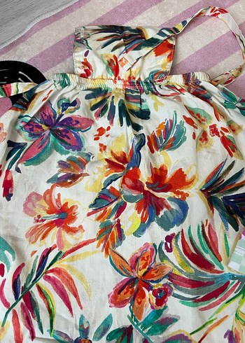 Çiçek Desenli Kız Çocuk Elbiseleri - Görsel 6