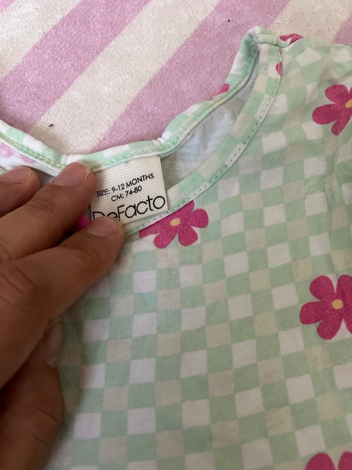 Çiçek Desenli Kız Çocuk Elbiseleri - Görsel 5