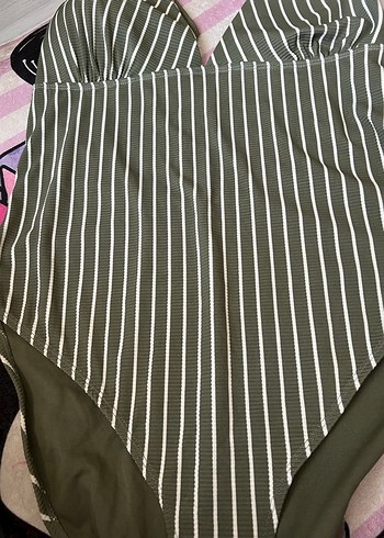 Zebra Desenli Tokalı Kadın Mayo - Görsel 2