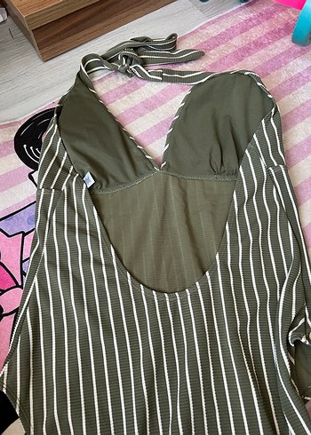 Zebra Desenli Tokalı Kadın Mayo - Görsel 4