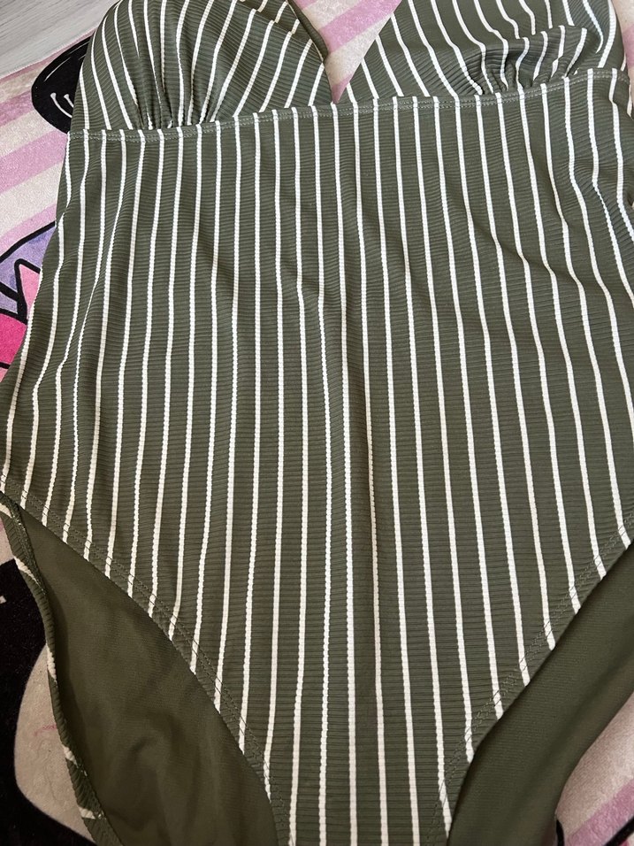 Zebra Desenli Tokalı Kadın Mayo - Görsel 2