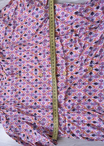 Çok Renkli kız çocuk Gömlek - Görsel 5