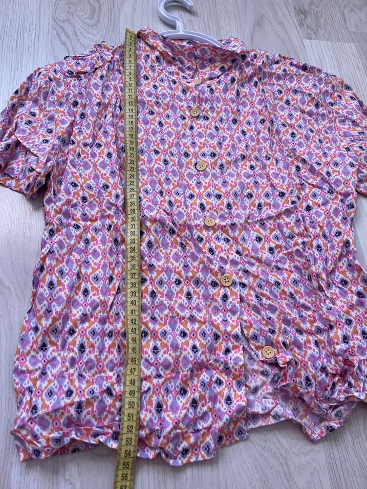 Çok Renkli kız çocuk Gömlek - Görsel 3