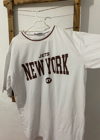 LC Waikiki New York Jets Baskılı Beyaz Kadın Tişört