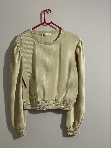 S beden Kadife Crop