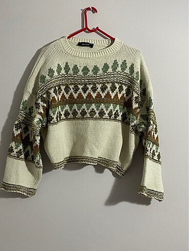 Standart Beden Crop Kazak