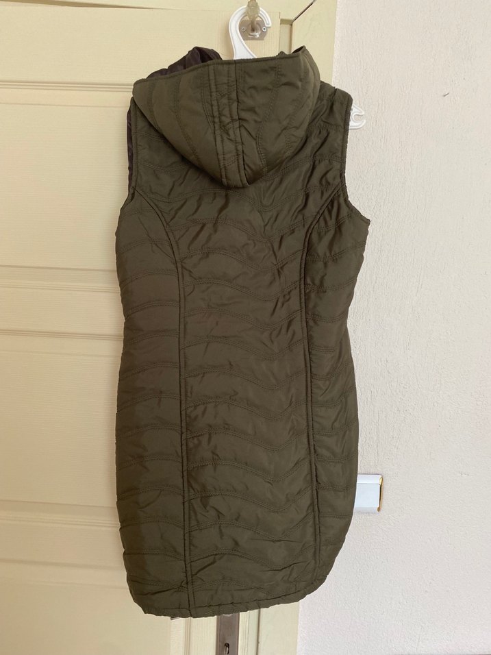 Kadın Uzun şişme Yelek - Görsel 2