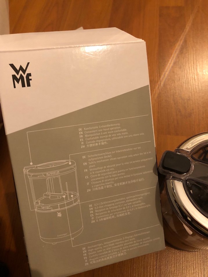 WMF KÜCHENminis Mini Doğrayıcı Gri Beyaz - Görsel 3