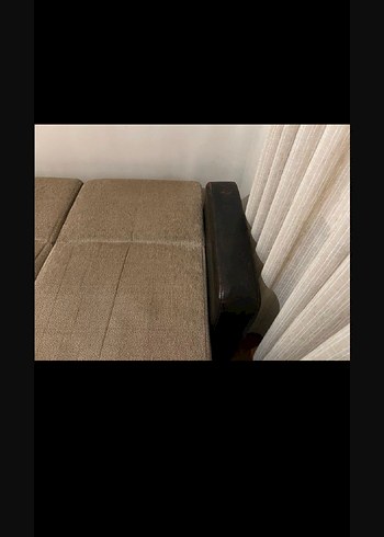 Yataş iyi durumda bazalı uzun koltuk - Görsel 6