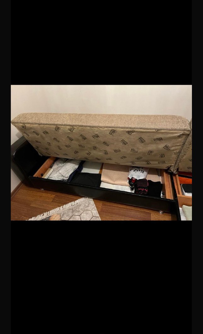 Yataş iyi durumda bazalı uzun koltuk - Görsel 4