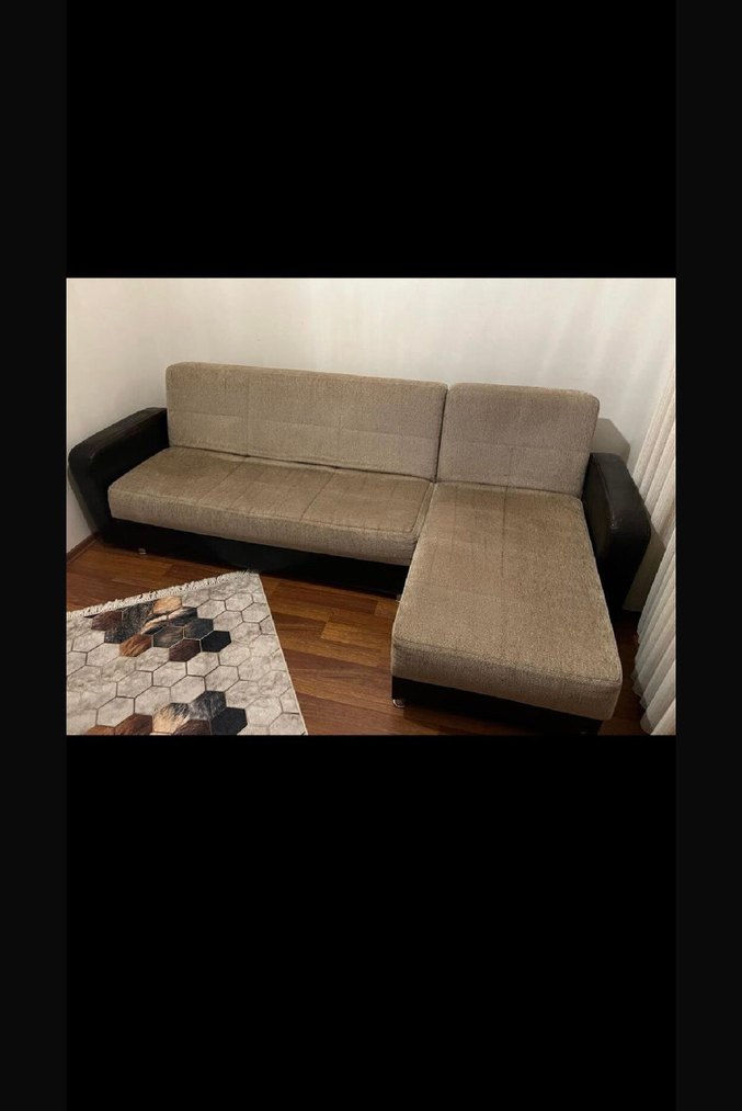 Yataş iyi durumda bazalı uzun koltuk - Görsel 2