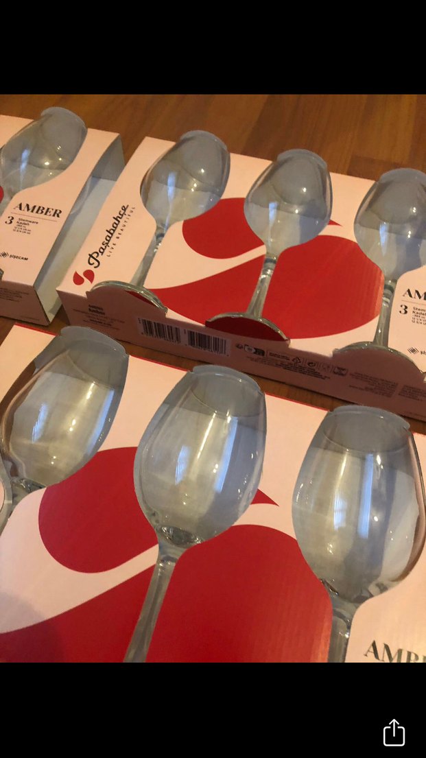 Paşabahçe Amber toplam 12 adet (3*4 kutu) - Görsel 3