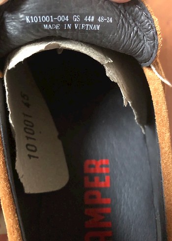 Camper 44 numara süet ayakkabısı. - Görsel 6