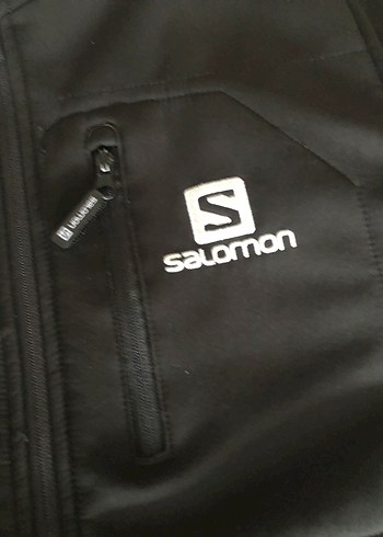 Salomon Siyah Fermuarlı Erkek L beden mont - Görsel 5