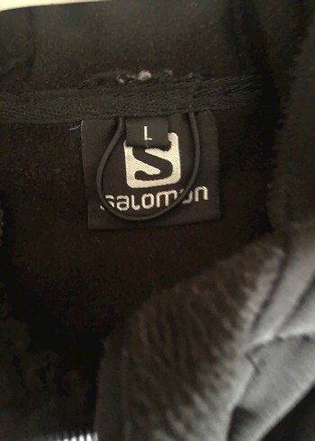 Salomon Siyah Fermuarlı Erkek L beden mont - Görsel 6