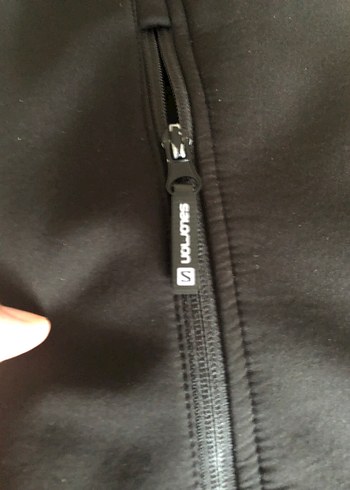 Salomon Siyah Fermuarlı Erkek L beden mont - Görsel 4