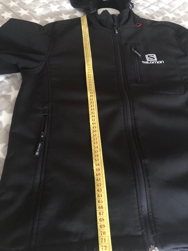 Salomon Siyah Fermuarlı Erkek L beden mont - Görsel 2