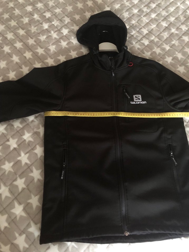 Salomon Siyah Fermuarlı Erkek L beden mont - Görsel 3