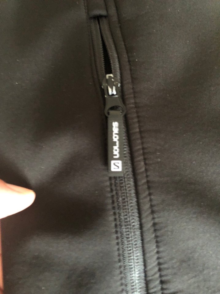Salomon Siyah Fermuarlı Erkek L beden mont - Görsel 4