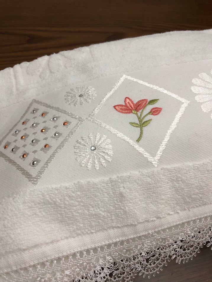 El işçiliği çeyizlik yüz havlusu - Görsel 3