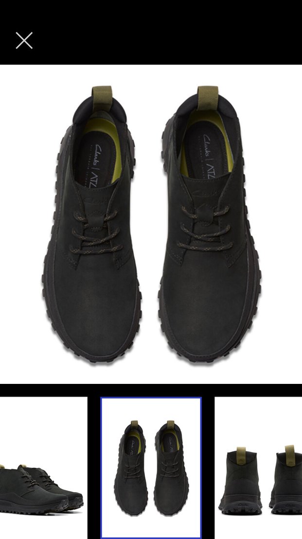 Clarks Siyah Nubuk Goretex 44 no. Outdoor Bot - Görsel 2