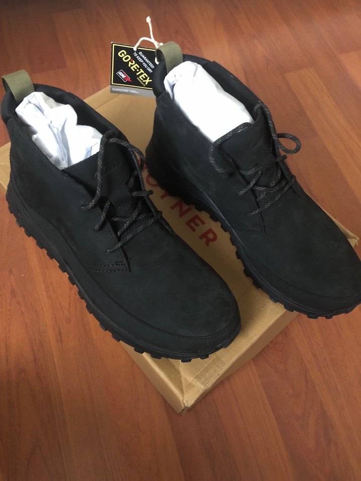 Clarks Siyah Nubuk Goretex 44 no. Outdoor Bot - Görsel 4