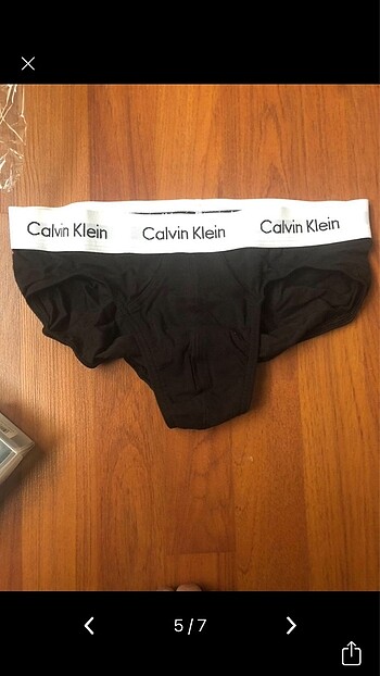 s Beden siyah Renk Calvin klein 3 lü orijinal slip