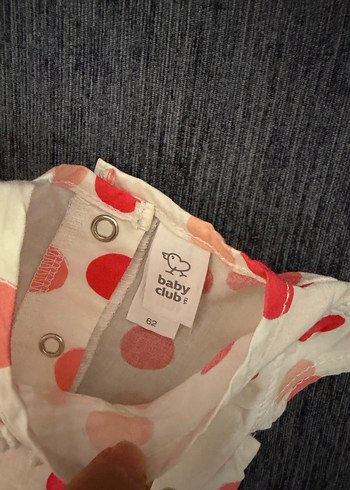 Kız bebek Puantiyeli Tulum - Görsel 6