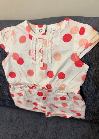 Kız bebek Puantiyeli Tulum - Görsel 2