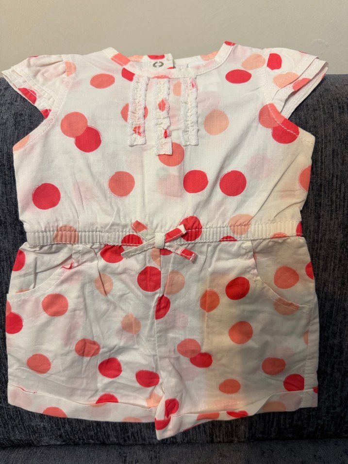 Kız bebek Puantiyeli Tulum - Görsel 4